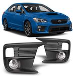 Winjet WJ30-0629-09 Replacement for 2018-2019 Subaru WRX Front Clear Fog Light Pair Wiring Kit Inculded