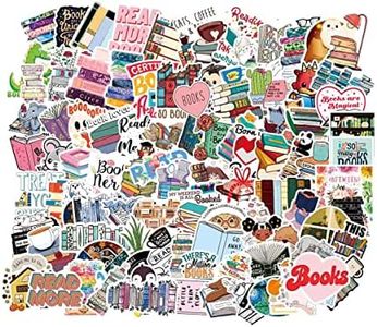 100pcs Book Stickers Pack for Water Bottle Laptop, book Gifts, Reading Stickers for Bookish Adults kids Book Lovers, Teachers Reading Rewards for Students, bookish Gifts Item Things Decorations Bulk …