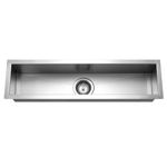 Houzer CTB-3285 Contempo Trough Series Undermount Stainless Steel Bar/Prep Sink