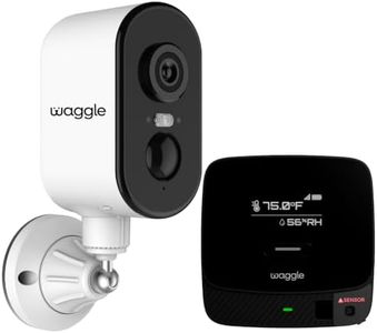 Waggle RV 4G LTE Pet Monitor Lite + 4G Cellular Security Camera - No WiFi? No Problem, Temperature & Humidity Monitor, Real-time Alerts - 2-Way Talk, Night Vision - Supports Varizon, AT&T & T-Mobile