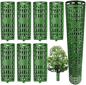 YGAOHF 7 Pack Tree Trunk Protector Guard, Heavy Duty Expandable Tree Wrap, Tree Protectors from Trimmers, Mowers, Animals, Perfect for Saplings and Fruit Trees