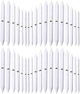 Cettkowns 36 Pieces Artist Blending Stump and Tortillion Art Blenders for Student Sketch Drawing
