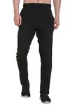 INDIAN PRIDE Men's Trendy Cotton Regular Fit Trackpant_Black-XL