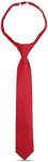 John William Clothing Christmas Ties For Boys - Zipper Pre-Tied Woven Boys Tie: Holiday Neckties For Kids Tree