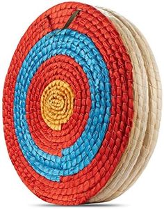 KAINOKAI Traditional Hand-Made Straw Archery Target,Arrow Target for Recurve Bow Longbow or Compound Bow(20in / 5 Layers)