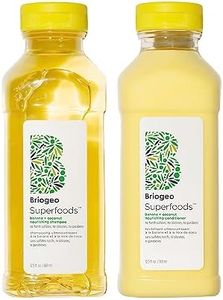 Briogeo Superfoods Banana Coconut Nourishing Shampoo and Conditioner Set, Replenish Dull, Dry Hair and Supports Healthy Hair and Scalp, Vegan, Phalate & Paraben-Free
