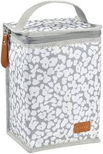Béaba, Baby Bottle Cooler Bag Large Capacity Meal Transport Soft Material Foldable Waterproof Fabric Cherry Blossom