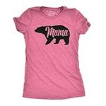 Womens Mama Bear T Shirt Cute Funny
