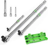 SWANLAKE 6PC Breaker Bar Set,1/4", 