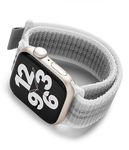 Ringke Sports Air Loop Compatible with Apple Watch 8/7 41mm, SE 40mm, Replacement Strap [Soft Nylon] Sport Strap for Outdoor - Summit White