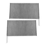 Air Filters 2pcs Activated Carbon Cabin Air Filter Cleaner Accessory Fit for Tesla Model 3 Model Y 2019-2021