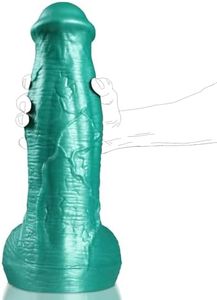 3.6'' Diameter Huge Thick Horse Dildo, 14 inch XXL Butt Plug Monster Animal Dildos with Dual Density Silicone Massive Penis, Gaint Horse Cock Dildo Anal Plugs Fantasy Sex Toy for Men Women Couples