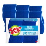 Scotch-Brite Non-Scratch Scrub Sponge, 6-Sponges