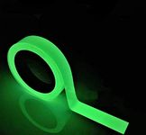 5m Luminous Tape, Fluorescent Tapes, Waterproof Glow in The Dark Self-Adhesive Tape Warning Tape Stage Supplies Wall Decorative Sticker Green Light