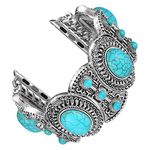 fastgo Compatible with Apple Watch Band 38mm 40mm 41mm, Bohemian Ethnic Antique Jewelry Style Bracelet Strap for Iwatch SE & Series 9 Ultra 8/7/ 6/5/4/3/2/1(38/40/41mm)