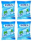 Fox's Crystal Clear Mints Candy Pouch, (90g x 4 Packs)