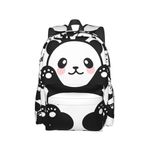 Purple Galaxy Backpack Large Laptop Backpack Lightweight Backpack Casual Daypack For Boys Girls, Cute Panda, One Size, Daypack Backpacks