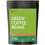 Carbamide Forte CF Green Coffee Beans with High CGA & High Caffeine | Unroasted Arabica Coffee Beans - 200g