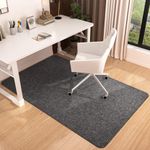 Placoot Desk Chair Mat for Hardwood Floor & Tile 55"x35" Office Chair Mat for Rolling Chairs Large Anti-Slip-Recyclable Material Computer Chair Mat Rug for Office/Home