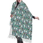 WURTON Dog Print Women'S Shawl Scar