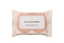 Tailfeathers (Coconut Hibiscus) biodegradable flushable wipes with plant based ingredients