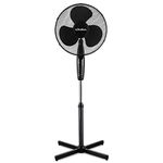 Schallen 16" Electric Oscillating Floor Standing Tall Pedestal Air Cooling Fan (Black)