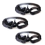 Children’s Safety Glasses－3 Pack of Kids Outdoor Game Protective Goggles Safety Goggles Eyewear for Nerf N-Strike Elite Gun Toy Gun Game Eye Protection & Laboratory Work Safety Glasses