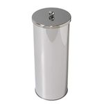 Zenna Home toilet paper canister, Stainless Steel, Size: Pack of 1