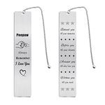 Jzxwan Peepaw Gifts from Grandkids, I Love My Peepaw Bookmark, Happy Birthday Gifts for Peepaw, Best Peepaw Fathers Day Card Gifts, Personalized Peepaw Christmas Bookmark Present