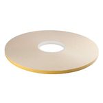 JCP Double Sided Self Adhesive Foam Tape 1mm x 10mm x 50m Security/Glazing/Trim/Craft Roll (White)