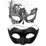 Couples Mask, Venetian Women Mask For Masquerade Party Carnival Halloween (Phoenix couple)