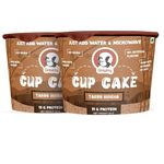 Cravesy Healthy Cup Cake With 11G Protein | Eggless | Pure Vegetarian | Instant Microwave Cupcake Dessert | Made With Jaggery | No Maida |Easy To Make | 50G Each - Tangy Mocha - Pack Of 2