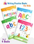 Writing Practice Book for Kids - Set of 4 Books | Learn, Trace, Write & Practice ABC Capital Letters, Small Letters, Patterns and Numbers 1 to 10