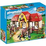 Playmobil 5221 Country Large Horse Farm with Paddock, horse toys, fun imaginative role play, playsets suitable for children ages 4+