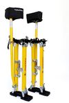 Professional Grade Adjustable Magnesium Drywall Stilts - for Drywall Installation, Painting, and More. (24-40 in. with Soft Straps)