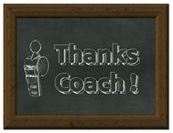 Thanks Coach Greeting Cards - Perfect for Any Sport - Blank Note Cards with Envelopes - 5.5"x4.25" (12 Pack)