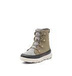 SOREL Women's Explorer II Joan Felt Waterproof Boot - Sage, Fawn - Size 6