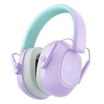 iClever Ear Defenders Children, SNR 29dB Safety Noise Reduction Ear Protectors Autism & Concentration Aid, Noise Cancelling Headphones for Kids, Kids Ear Defenders for Fireworks, Concerts, Purple