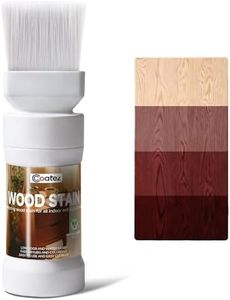 COATEZ Wood Stain - Black Cherry, 6.35 Fl Oz Water Based Wood Stain and Sealer in One, Multiple Finishes, Fast Drying, Indoor and Outdoor Furniture, Cabinet, Non-Toxic ＆ Low Odor Wood-Stains
