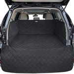 ALLANSING SUV Cargo Liner for Dogs - Heavy-Duty 900D Oxford Waterproof Pet Cargo Protector with 3-Sided Zippered All-Round Protection & TPU Suction Cups, Fits Midsize & Large SUVs and Minivans