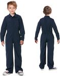 FEELJAM Halloween Children's Costume, Halloween Jumpsuit Coveralls for Kids (Navy Blue, XL)