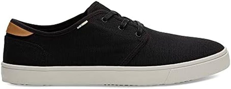 TOMS womens Carlo, Black Heritage Canvas, 10.5 Women/10.5 Men