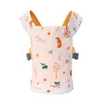 Baby Doll Carrier for Kids Baby Doll Accessories Cotton Front and Back Carrier for Carrying Stuffed Toys for Girls and Boys (Forest)