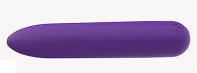 Travel Pocket Quiet Waterproof Bullet Massage Rod Portable Soft Silicone Massage Ball 10 Modes Powerful Mini Stick for Women Pleasure, Handheld Personal Bullet Tool for Relax Mini Size (Purple)