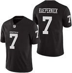 MESOSPERO ImWithKap 7 Colin Kaepernick IM with KAP All Stitched Movie Football Jersey Black S-XXXL, Black, X-Large