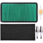 ZAMDOE Air Filter Tune Up Kit for Honda GCV520U GCV530 GCV530U GXV520U GXV530 GXV530U GXV530R Engine 74425 74434 81245 81250 81270 Lawn Tractor Replaces 17211-Z0A-013 17211-Z0A-003