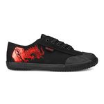 Feiyue Unisex FE LO 1920 Bruce Lee Dragon Canvas Sneaker, Black/Red, 8 UK