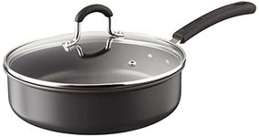 Cook N Home 02635 3 Quart/24cm Anodized Nonstick Saute Pan, 3 Quarts, Black