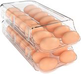 theaoo Egg Holder for Fridge, Autom