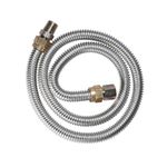 Dormont 0145807 Gas Appliance Connector 24 in. Long 1/2 in. Outlet Diameter & 1/2 in. Male x 1/2 in. Female